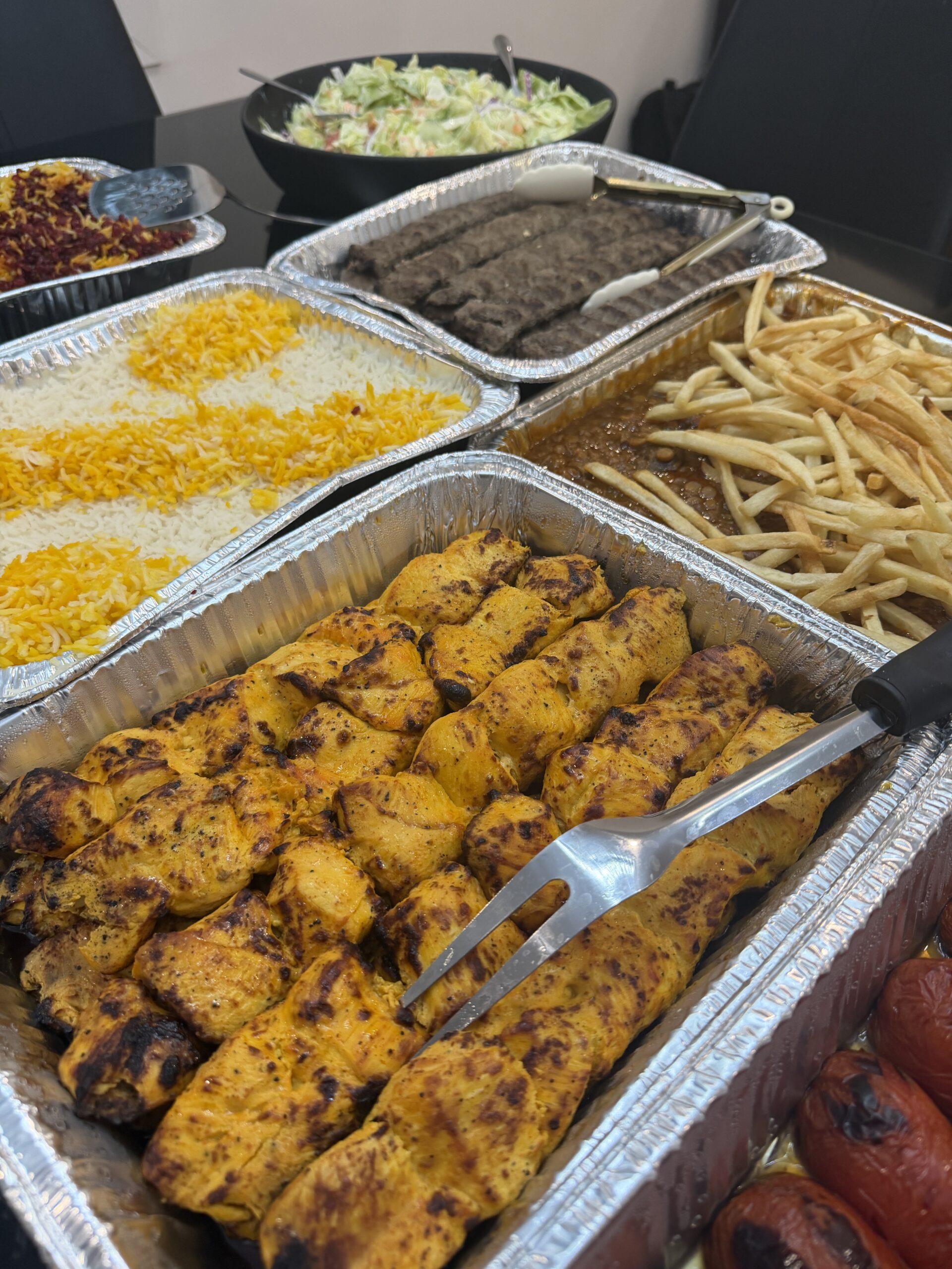 Persian buffet presentation